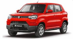 Tropical Car Rental Bonaire - Suzuki S-presso red te huur